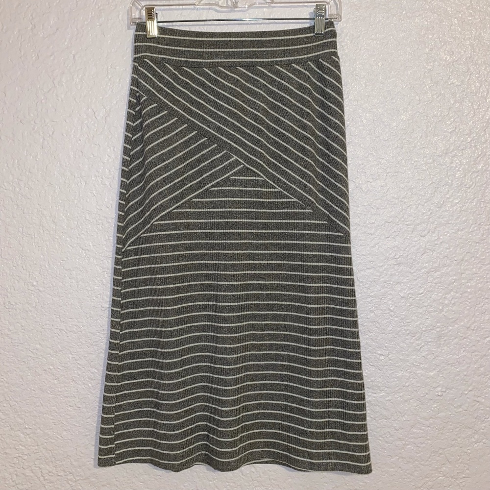 Joey B Striped Flowy Skirt